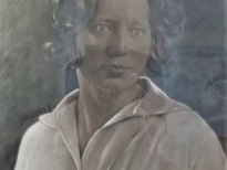 Portret mevrouw Anna de Boer - Geertsma ( tante Anne)